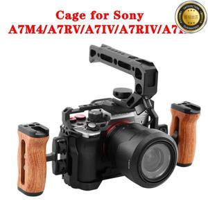 소니 A7M4 M3 R3R2 R5 A7IVIIIA1 카메라 케이지 리그 (아르카 스위스 슬롯 포함) 수평 수직 촬영 지원 14
