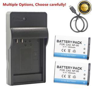 NP-90 배터리 또는 충전기 Casio Exilim EX-FH100 H10