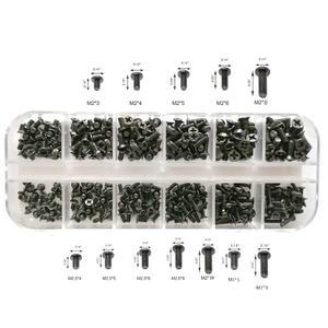 레노버 도시바 게이트웨이 삼성 IBM 델 소니 에이서 에이수스 SSD 하드 디스크 SATA SSD M.2용 이지카고 240pcs 12사이즈 노트북 나사 키트, 노트북 컴퓨터 교체 나사 모음 키트, M2 M2.5 M3
