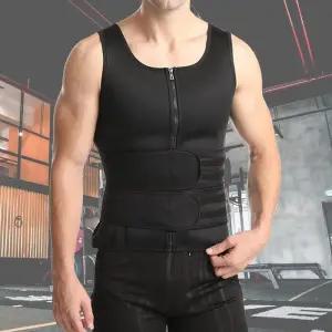 이중 복대 허리지지 몸매 보정 속옷 조끼 집업