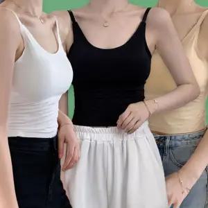 [오노마] ONM 여성 여름 속옷 일체형 패드 쿨 나시 브라 탑