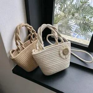 [라일리] Rly 왕골토트백 라탄크로스백 비치백 휴양지가방