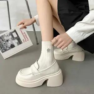 [오노마] ONM 베이직 귀여운 디자인 여성 외출 통굽 페니로퍼