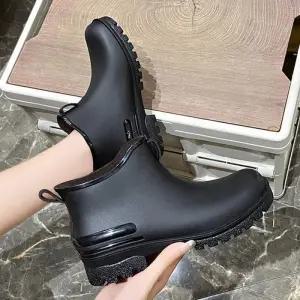 [오노마] ONM 신발 숏 레인 방수 부츠 커플 장화 가벼운 장마 편한