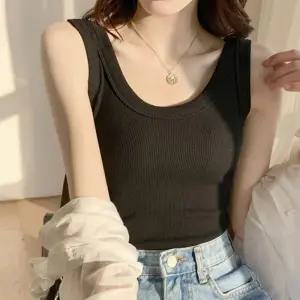 [오노마] ONM 사계절 다용도 U넥 골지 소재 여성 데일리 나시