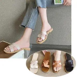 [오노마] ONM 트위스트 젤리 데일리룩 코디 방수 여름 여성 슬리퍼