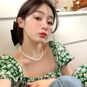 [라일리의류] Rly 여성 데일리 아크릴 진주 패션 목걸이 3가지 사이즈