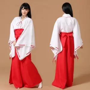 이누야샤 무녀복 코스프레 옷 가영이 의상 금강 애니 페스티벌룩 졸사컨셉 금강코스프레 저가코스프레 반티