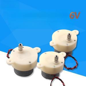 미니 마이크로 기어드 DC 모터 6V 5RPM/100RPM 가역 소형 전기 볼트 로봇 공예 장난감 광고 라이트 박스