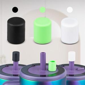 브루메이트 모든 시대 및 레사 텀블러용 마그네틱 빨대 캡 2개, 실리콘 토퍼, 커버 보호대