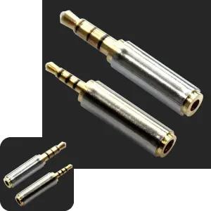 유바라 오디오 스테레오변환 스피커 억스선 음향 사운드단자 젠더 케이블 2.5-3.5