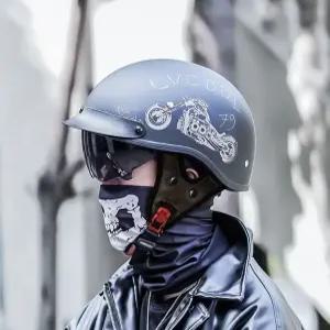 오픈페이스 홍진헬멧 소두핏 페이스 클래식 바이크