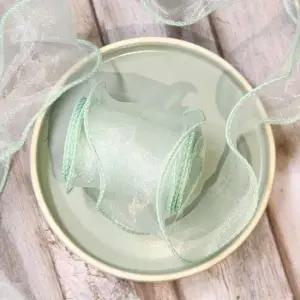 [문구/오피스] 포장용 리본 연두색 선물끈 이쁜 포장끈 선물포장 장식끈