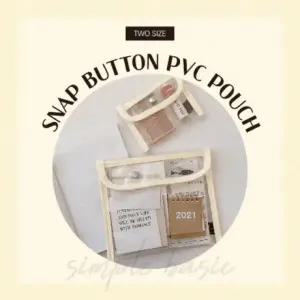 이거찜 뚝딱이 PVC 파우치 투명 손 가방 숄더백 미니백 이너백 J7