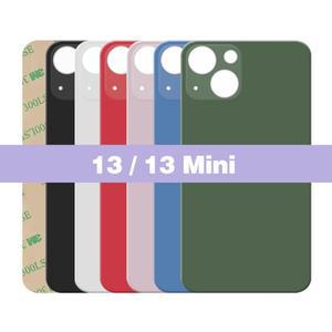 아이폰 13  미니 대형 카메라 홀 유리 패널 폰 배터리 백 커버 하우징 케이스 후면 접착식 교체