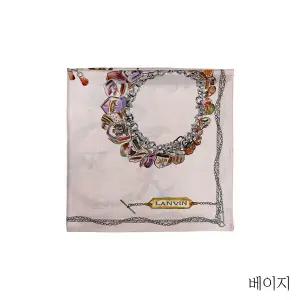 {랑방} 오너먼트 실크 스카프