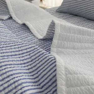 소소담 시어서커 여름이불 냉감효과 스트라이프 에어컨소재 쿨링 이불 세트 SS Q