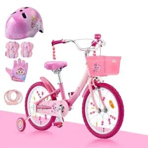 삼천리 레스포 프린세스 티니핑 하츄핑 16 자전거(헬멧 장갑 보호대) 번호키