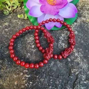 진사 6mm 염주 원석 경면주사 비휴팔찌 재물운 액막이 CtX4+9zSz