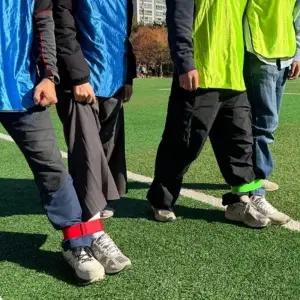 ( )운동회 체육대회 2인 3각 경기용 밴드 신축성좋은 다용도 스포츠 밴드 5세트