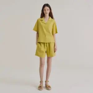 [오르시떼](의정부점)여성 H024 루티드올리브 반소매 파자마 세트