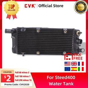 CVK 알루미늄 라디에이터 쿨러 냉각수 탱크 혼다 Steed400 XLV400 VT Shadow