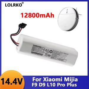 12800mAh 교체용 배터리 드리미 L10/L10s Pro/Z10 Pro D10s/D10 Plus 로봇 청소기 호환