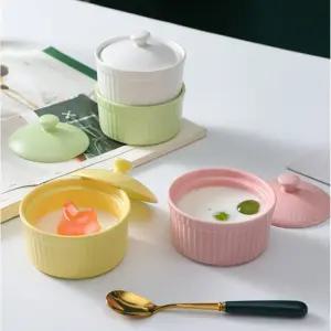 미니 베이킹 용기 뚜껑 세트 1P 디저트 푸딩 계란찜 rtt5+5Xan