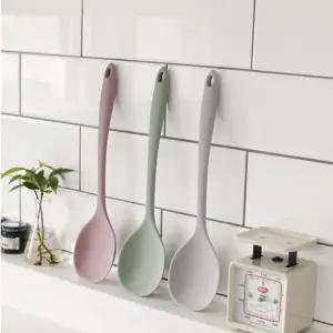 식당 업소 주방요리 실리콘 볶음 왕스푼 깔끔한 음식점 이유식 키친툴 스크램블