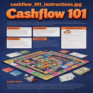 캐쉬플로우 101 보드게임 - 가족 나이트를 위한 금융 지식 마스터 및 부자축적, 학습