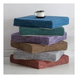 높은 키높이방석 두꺼운 성인 식탁의자 쿠션 10 15 cm바닥 스툴 좌식 매트 명상 높이 어린이높이 유아높이