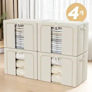 포도스 접이식 패브릭 리빙박스 이불 옷 정리박스 대용량 수납박스