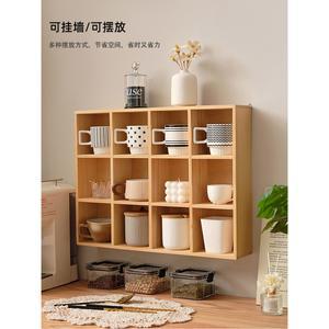 미니우드장식장나무피규어진열장투명창컵보드레고다용도오픈형사각프레임 로그 색상 소형 황도대