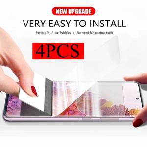 호환 삼성 호환제품 호환 S24 S23 삼성 호환제품 호환 삼성 호환제품 호환 S20 S25 울트라 플러스 HD 필름에 대 한 4Pcs 하이드로 겔 화면 보호 필름 S25 가장자리 A15 A25