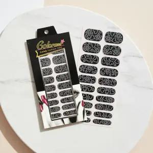 스윗드림 실버 네일스티커 붙이는 젤네일 셀프 네일아트 팁