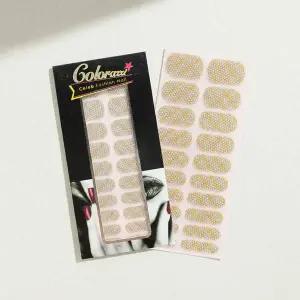 셀프 젤네일 스티커 실버 골드 쉐이크 붙이는 네일아트 팁