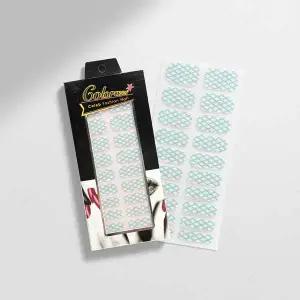 블루 다이아몬드 네일스티커 셀프 젤네일 패치 붙이는 매니큐어 팁