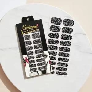 스윗드림 실버 네일스티커 붙이는 젤네일 셀프 네일아트 팁