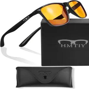 HMTIY 블루 라이트 차단 안경 게이밍 - 컴퓨터 화면/TV/폰 UV 레이 필터링