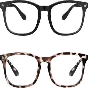 여성용 QEYMN 블루라이트 안경 남성용 차단 컴퓨터 보호 게임용 TV 폰 리딩