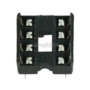 8 핀 DIP IC 소켓 어댑터 솔더 타입 피치 듀얼 와이프 접점 아두이노 보드 모듈용 10 개