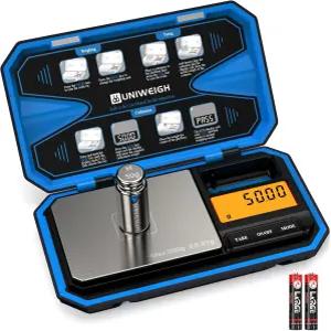 디지털 포켓 체중계 200g/0.01g 그램 미니 주얼리 식품 보석 코인 소형 제품 커피(배터리 포함)블루