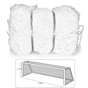 국제 표준규격 골대 그물 유소년 축구네트 520x210cm 2P 세트 고품질 그물망