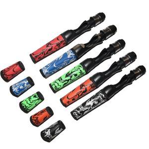 낚싯대 DIY 핸들 부품 분할 그립 스피닝 캐스팅 릴 시트 로드 PU 소재 수리 콤보 1 세트/팩