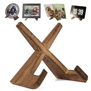 나무 접시 스탠드는 디스플레이, 홀더는 장식 액자 스탠드, 표지판은 이젤, 요리책, 비닐 레코드 재생, 사진은 레시피 북 홀더, 명판, 플래터