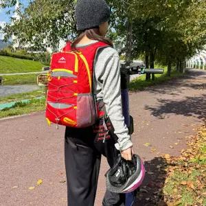 자전거 등산 겸용 경량 백팩 밀착형 라이딩 배낭