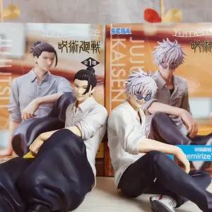 주술회전 14CM 고죠 사토루 애니메이션 피규어 휴식 앉은 자세 액션 PVC