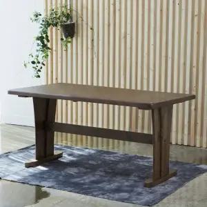 오츠카 1350 우드슬랩 고무나무 원목테이블 4인 식탁 단품