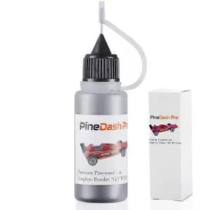 파인우드 자동차용 파인대시 프로 흑연 분말 0.5OZ 더비 건식 윤활제 도어 힌지용 파우더 잠금 웨이트 키트