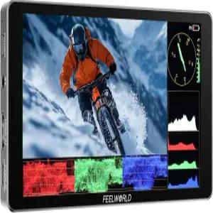 FEELWORLD P6XL 6인치 내장 배터리 알루미늄 1200nit 카메라 필드 DSLR 모니터 터치스크린 고휘도 파형 3D